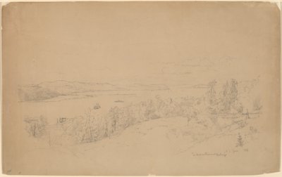 Hudsonfloden vid Hastings av Jasper Francis Cropsey