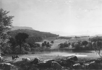 Vy nära Sherburne, Chenango County, New York av Jasper Francis Cropsey