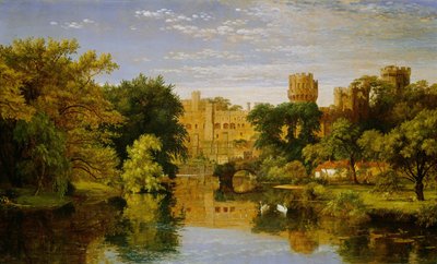 Warwick Castle, England, 1857. av Jasper Francis Cropsey