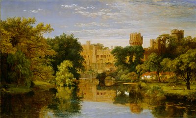 Warwick Castle, England, 1857 av Jasper Francis Cropsey