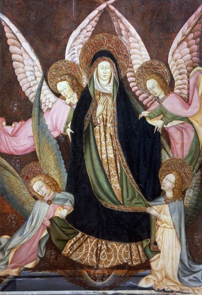 The Assumption of the Virgin, altartavla från Verdu av Jaume Ferrer