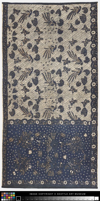 Sarong (tyghuvud) av Javanese School
