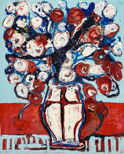 Fleur De Sel No. 14 2021 Conversations Of Colors, 2021 (olja på duk) av Jay Batlle