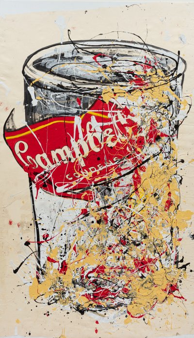 Number One, 2019 (husfärg och tusch på duk) av Jay Batlle