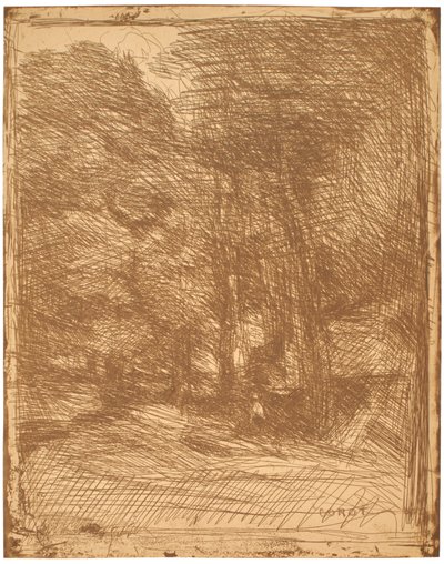 Minne av Bas-Bréau av Jean-Baptiste-Camille Corot