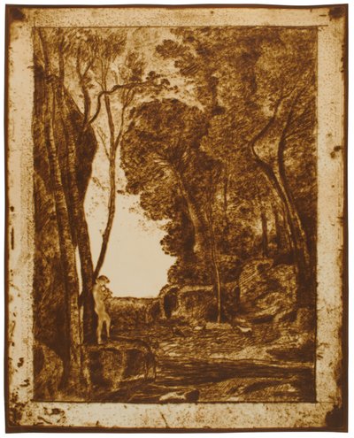 Den lille herden, 1:a planschen av Jean-Baptiste-Camille Corot