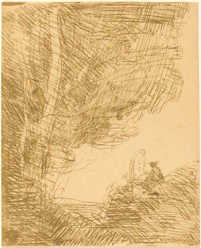 Poeten och hans musa av Jean-Baptiste-Camille Corot