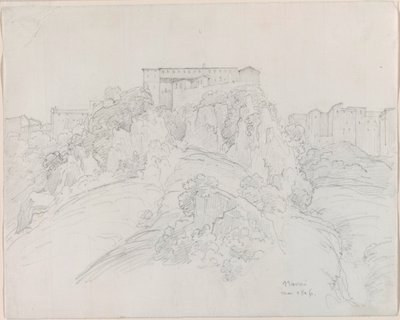 Utsikt över Narni av Jean-Baptiste-Camille Corot