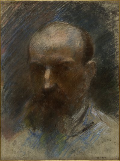 Porträtt av en man (självporträtt?) av Jean-Baptiste Carpeaux