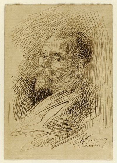 Porträtt av general de Montfort (s. 6 i albumet) av Jean-Baptiste Carpeaux