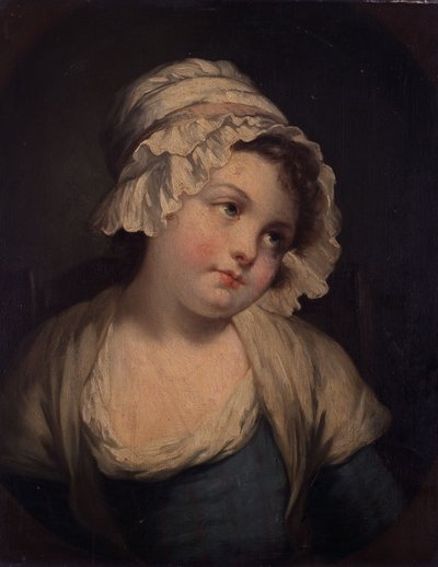 Porträtt av en flicka av Jean-Baptiste Greuze