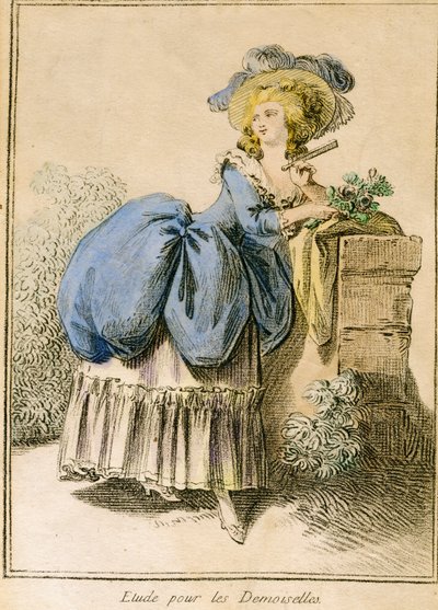 Studie für die Demoiselles von Jean-Baptiste Huet