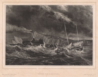 Dovers kust av Jean-Baptiste Isabey
