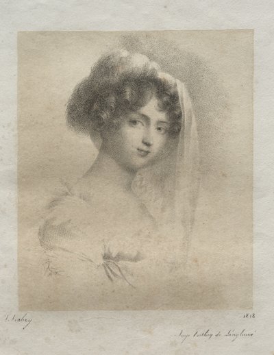 Fru. Horace Vernet av Jean-Baptiste Isabey