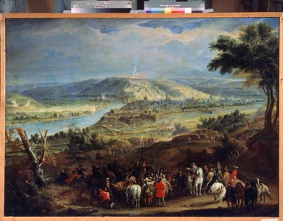 Belägringen av Namur 1692 (The Siege of Namur in 1692). Belägring av staden av Ludvig XIV och Vauban från 29 maj till 30 juni 1692. Målning av Jean-Baptiste Martin (Jean Baptiste Martin av Jean Baptiste Martin