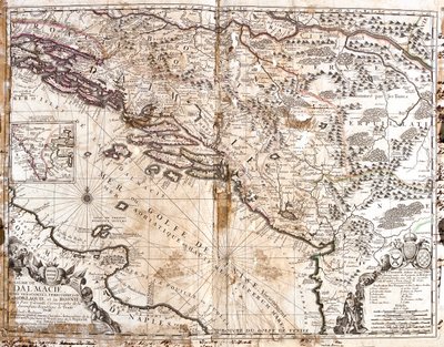 Kroatien, Bosnien und Herzegowina, Serbien, Nordalbanien, Montenegro von Jean-Baptiste Nolin