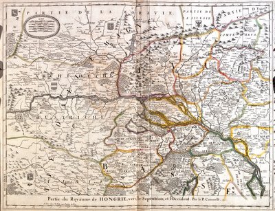 Südost-Tschechien, West-Slowakei, West-Ungarn, Ost-Österreich von Jean-Baptiste Nolin