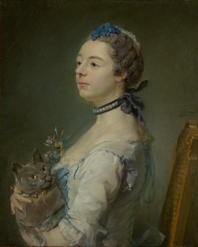 マグダレーヌ・ピンスループ・ド・ラ・グレンジ、パルセヴァルスウェディッシュ生まれ av Jean Baptiste Perronneau