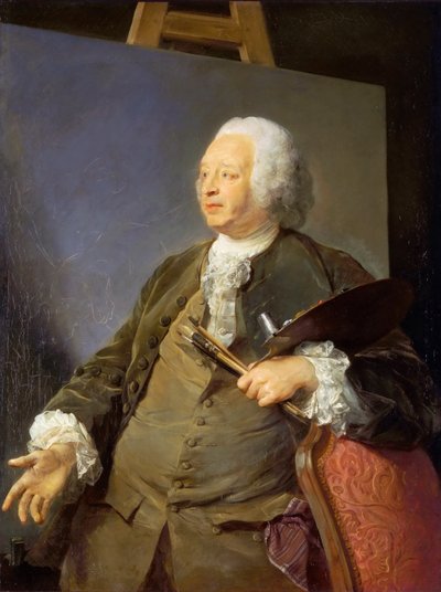 Porträtt av Jean-Baptiste Oudry av Jean Baptiste Perronneau