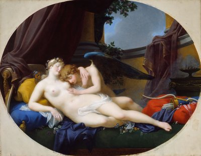 Amor och Psyche av Jean Baptiste Regnault