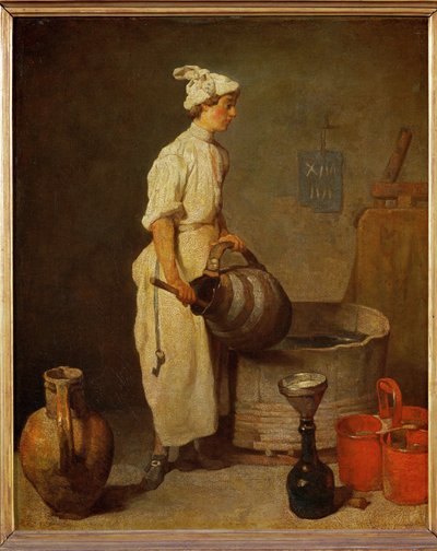 Le garcon cabaretier (målning på duk) av Jean-Baptiste Simeon Chardin