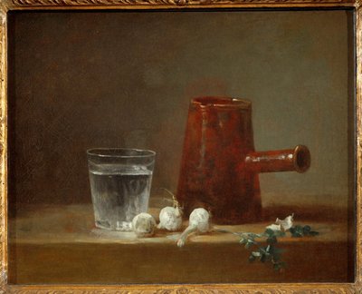 Pot (målning på duk) av Jean-Baptiste Simeon Chardin