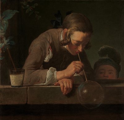 Såpbubblor, ca 1733-34 (olja på duk) av Jean Baptiste Simeon Chardin