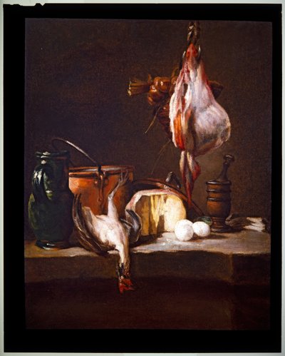 Köksbord med stingrocka av Jean Baptiste Simeon Chardin