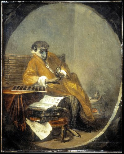 Apan - av J.B. Chardin av Jean Baptiste Simeon Chardin