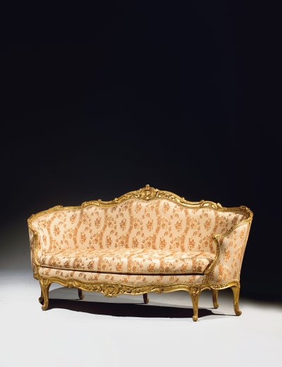 Louis XV soffa av Jean Baptiste Tilliard