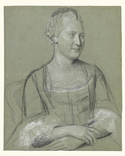 Porträtt av en kvinna av Jean-Étienne Liotard
