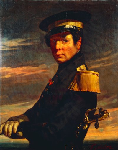 Porträt eines Marineoffiziers von Jean-Francois Millet