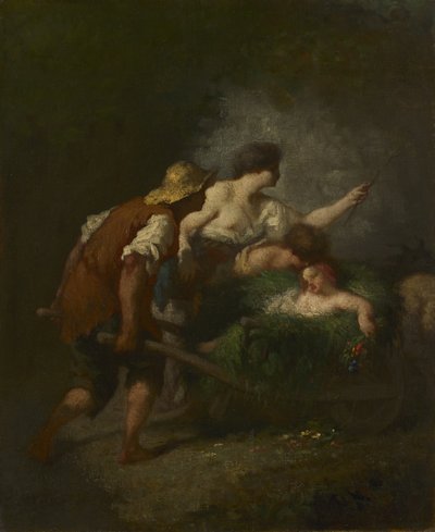 Återvända från fälten av Jean-Francois Millet
