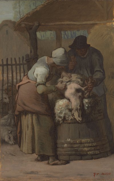 Fårskallarna av Jean-Francois Millet