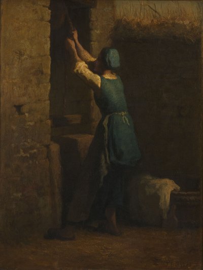 Kvinna vid brunnen av Jean-Francois Millet