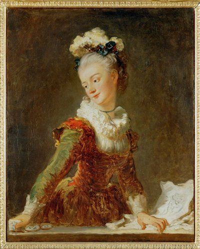 Marie-Madeleine Guimard, Primaballerina der Pariser Oper von Jean-Honore Fragonard