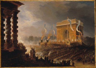 Fête de la Fraternité am Arc de Triomphe de l