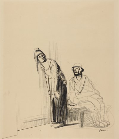 Auf der Friedenskonferenz, um 1919 von Jean-Louis & Caran D