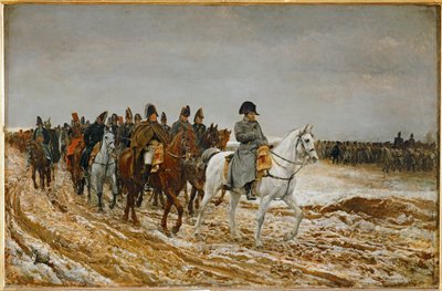 Campagne de France (målning på trä) av Jean-Louis Ernest Meissonier