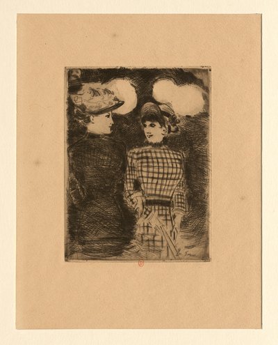 På Bullier av Jean-Louis Forain