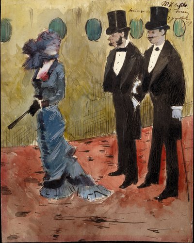På teatern av Jean-Louis Forain