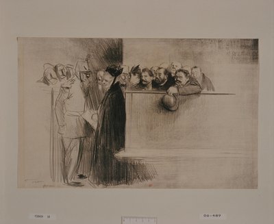 Audiensen (3:e tavlan) av Jean-Louis Forain