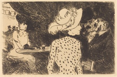 Les Folies-Bergère (refuserad plåt, andra plåten) av Jean-Louis Forain
