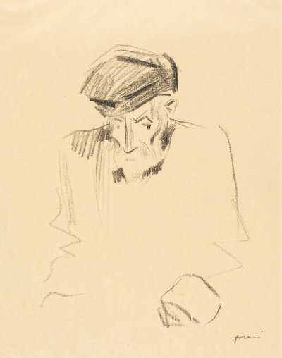 Porträtt av Renoir (andra planschen) av Jean-Louis Forain