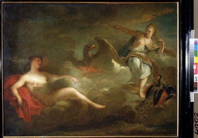 Jupiter, Juno och Io (Jupiter, Juno och Io). Målning av Jean Marc Nattier (Jean-Marc Nattier av Jean Marc Nattier