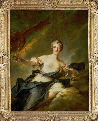 La duchess de Chaulnes represente en Hebe - hertiginnan av Chaulnes som Hebe ... av Jean-Marc Nattier