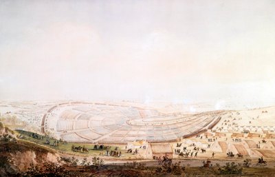 Utsikt över armén i lägret Boulogne-sur-Mer av Jean Rodolphe Gautier