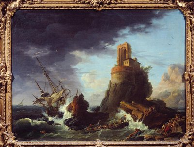 En storm. Målning av Jean Henry dit Jean d