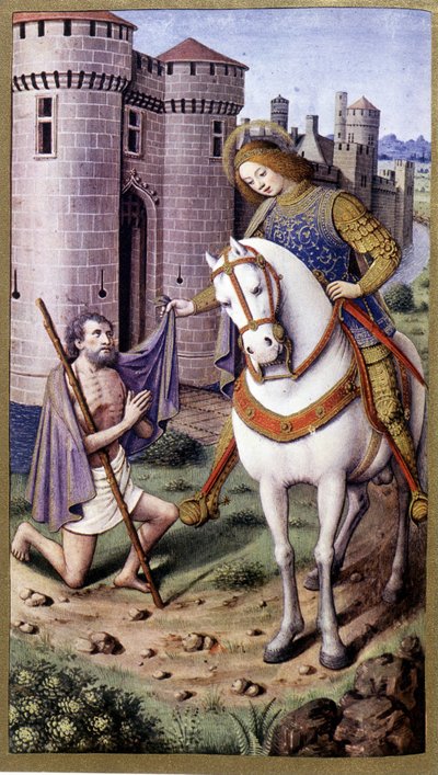 Saint Martin efter Jean Bourdichon av Jean (after) Bourdichon