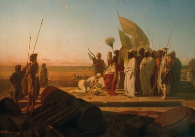 Xerxes vid Hellespont av Jean Adrien Guignet